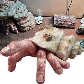 Crab Fingers Realistic decor Statue Mermaid Sculpture Modern Figurines Halloween Home Decoration