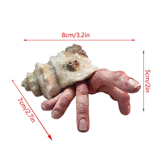 Crab Fingers Realistic decor Statue Mermaid Sculpture Modern Figurines Halloween Home Decoration