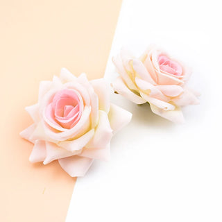 10PCS Silk Red Roses Bridal Accessories Clearance Artificial Flowers for Home Wedding Decoration Diy A Cap Gifts Box Scrapbook