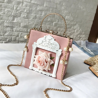 Fashion Flowers Crossbody Bags for Women Luxury Handbags Women Bags Designer Brand Leather Over Shoulder Bag Sac Clutch Female
