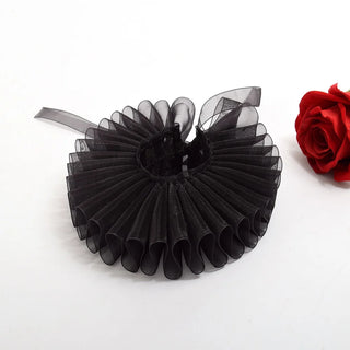 Vintage Ruffled Wrist Cuff Gloves Women Men Clown Cosplay Carnival Halloween Party Accessories Hand Wear