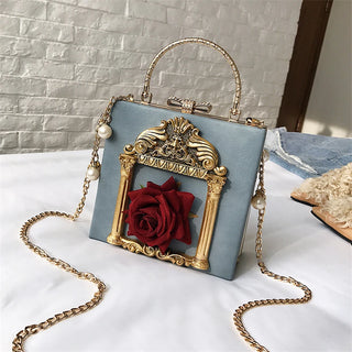 Fashion Flowers Crossbody Bags for Women Luxury Handbags Women Bags Designer Brand Leather Over Shoulder Bag Sac Clutch Female