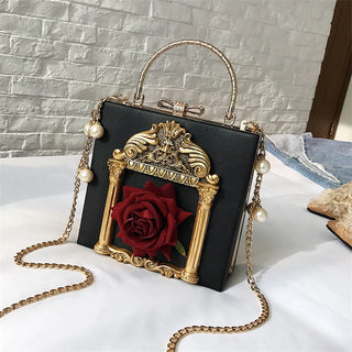 Fashion Flowers Crossbody Bags for Women Luxury Handbags Women Bags Designer Brand Leather Over Shoulder Bag Sac Clutch Female