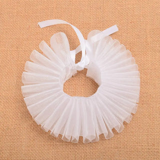 Vintage Ruffled Wrist Cuff Gloves Women Men Clown Cosplay Carnival Halloween Party Accessories Hand Wear