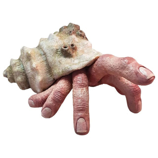 Crab Fingers Realistic decor Statue Mermaid Sculpture Modern Figurines Halloween Home Decoration