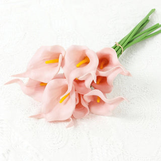 2/5Pieces Real Touch Calla Lily Romantic Artificial Flower Home Decoration Faux Flowers