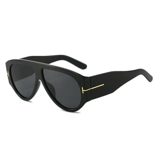 Trend Oversized Pilot Sunglasses Luxury Brand Designer Shades Big Frame Windproof Popular Punk Sun Glasses UV400