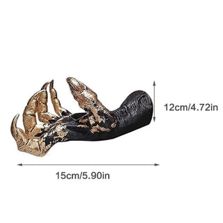 Witch Hand Wall Hanging Statue Resin Retro Aesthetic Art Sculpture Halloween Decoration Jewelry Display Rack Hanger