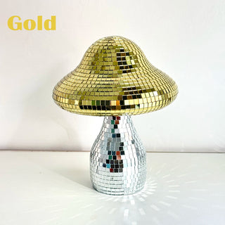 Dreamy Disco Mushroom Handmade Ornament Reflective Home Decor for Living Room Bedroom Patio Party Wedding Gift Light Decoration