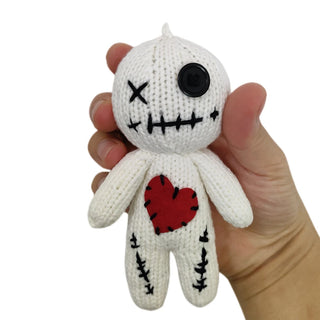 Halloween Scray Voodoo Dolls Majic Creepy Ghost String Plush Pin Needle Holder Horror Christmas Ornaments For Witchcraft Trick