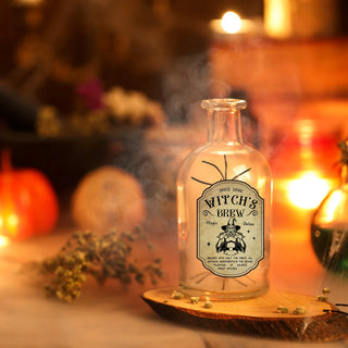 12/24pcs Horror Retro Halloween party Wine Bottle Labels Stickers Gothic Witch Magic Potion Vintage Decals DIY Graffiti Sticker