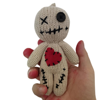 Halloween Scray Voodoo Dolls Majic Creepy Ghost String Plush Pin Needle Holder Horror Christmas Ornaments For Witchcraft Trick