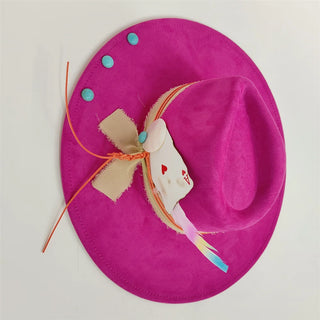Retro Suede Fedora Hat Feather Accessories Fedora jazz Cap Panama Fashion Party Hats Autumn 2024