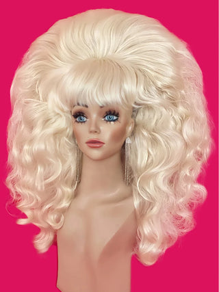 LADY BUNNY WIG: Beehive Wig, 1960s Wig, Costume Wig, Double-Stacked Drag Queen Wig/Styled Wig