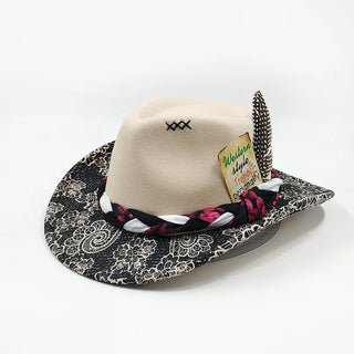 Retro Suede Fedora Hat Feather Accessories Fedora jazz Cap Panama Fashion Party Hats Autumn 2024