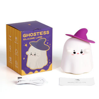 Halloween Led Night Light Silicone Table Lamp Mushroom Pumpkin Ghost Cute Gifts Nursery Bedroom Nightlight