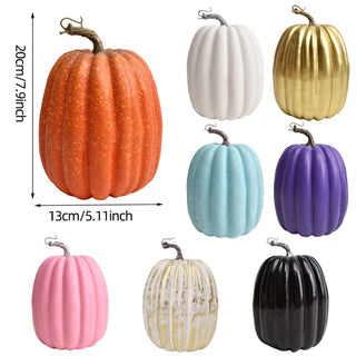 High-Quality Decorative Faux Pumpkins For Halloween & Thanksgiving Centerpieces Household Supplies Household Merchandises