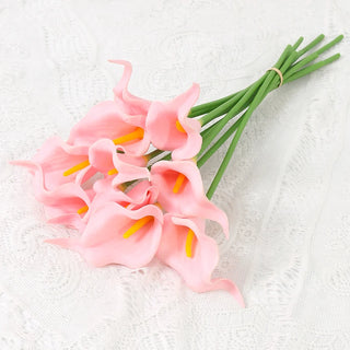 2/5Pieces Real Touch Calla Lily Romantic Artificial Flower Home Decoration Faux Flowers