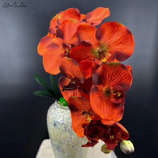 Heads Big Artificial Orchid Butterfly Orchids Home Wedding Decoration Silk Artificial Flowers Flores Artificales
