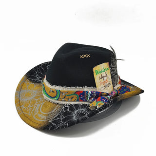 Retro Suede Fedora Hat Feather Accessories Fedora jazz Cap Panama Fashion Party Hats Autumn 2024