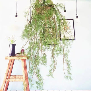 140cm Artificial Hanging Rattan Fake Green Grass Vine Lvy Home Garden Decoration Green Plant Wedding Wall Decor Tree Branch