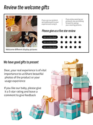 Devil's Eye Design Blue stones Stainless Steel 18K Gold Color