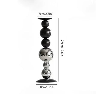 Metal Candle Holder Antique Wedding Bar Hotel Retro Atmosphere Candlestick Church Prayer Candlelight Desktop Home Decoration