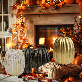 High-Quality Decorative Faux Pumpkins For Halloween & Thanksgiving Centerpieces Household Supplies Household Merchandises