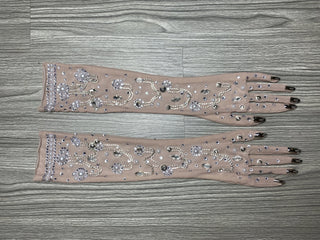 Stretch Rhinestone Gloves
