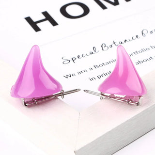 Devil Horns Ears Hairpins Trendy Cat Ear Hair Clip Halloween small Hair Accessories Headband