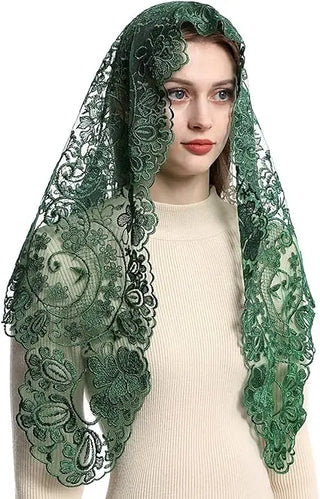 Veil Spanish Style Lace Mantilla Women Head Covering Catholic Veil