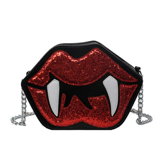 Fashion Interior Compartment Crossbody Bags High Quality Halloween handbags Soft Zipper Fang bag