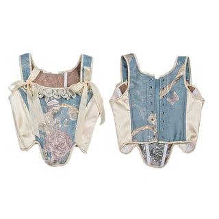 Tie Up Corset TankTop for Women Slimming Body Shaper LaceUp Tied Waist Trainer Girdle Teens Girl LolitaStyle Bustier Wholesale