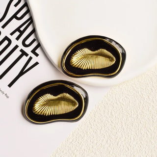 Baroque Style Vintage Alloy Big Eyes Dangle Earrings For Women Jewelry Fashion Exaggerated