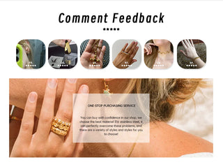 Devil's Eye Design Blue stones Stainless Steel 18K Gold Color