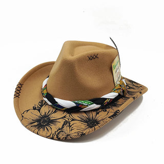 Retro Suede Fedora Hat Feather Accessories Fedora jazz Cap Panama Fashion Party Hats Autumn 2024