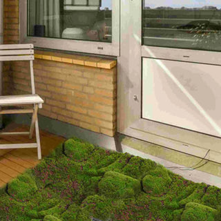 Moss Artificial Simulated Lawn Rug Fake Garden Grass Wall Decor Carpets Plastic Panel Landscaping Decorative Prop