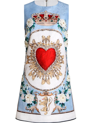 Embroidery England Style Summer Jacquard Dress Floral Pencil Straight Dress Women Zipper Sleeveless Party Evening Clothing