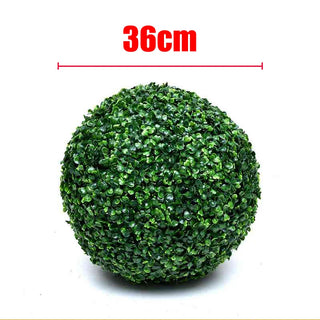 Ball Plant Topiary Faux Boxwood Decorative Balls for Backyard Balcony Garden Wedding Home Decor