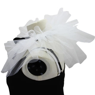 Tulle Ruffled Neck Collar Clown Mesh Choker Ruffle Collar Medieval Victorian Costume Collar