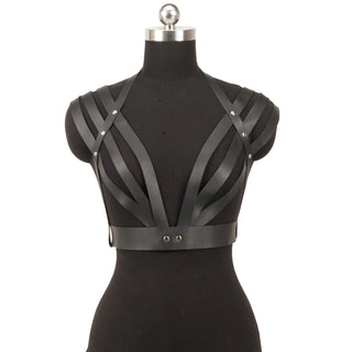 Fashion Belt Punk Waist-to-Shoulder Leather Body Harness Casual Wild Decoration Belts Gothic Clothing Accessories
