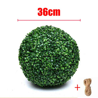 Ball Plant Topiary Faux Boxwood Decorative Balls for Backyard Balcony Garden Wedding Home Decor