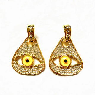 Baroque Style Vintage Alloy Big Eyes Dangle Earrings For Women Jewelry Fashion Exaggerated