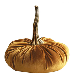 Handmade Velvet quality Pumpkins for decor Halloween Fall Ornaments Decoration Autumn Decoration