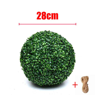 Ball Plant Topiary Faux Boxwood Decorative Balls for Backyard Balcony Garden Wedding Home Decor