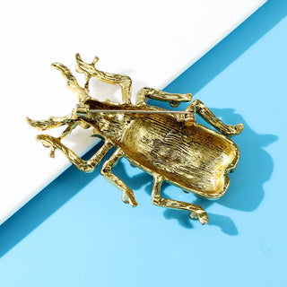 Enamel Bug Beetle Brooches For Women Summer Fashion Pin Jewelry Insect Design Accessories High Quality