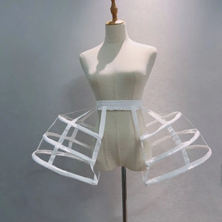 Pannier Petticoat Baroque Hoop Birdcage vintage Skirt Support Underskirt Crinoline Cosplay Vintage Ball Gown