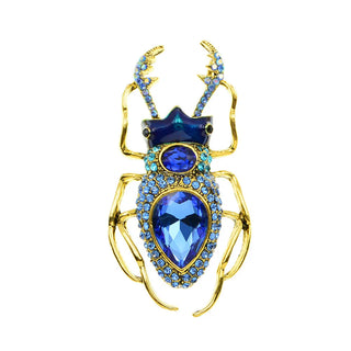 SKEDS New Arrival 2023 Women Men Exquisite Enamel Beetle Pins Brooches Fashion Unisex Suit Clothing Insect Badges Brooch Pin