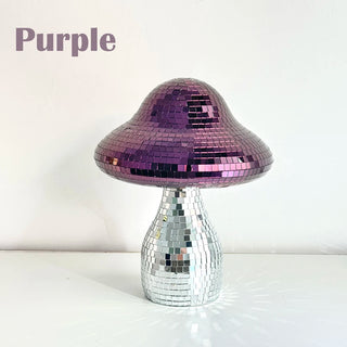 Dreamy Disco Mushroom Handmade Ornament Reflective Home Decor for Living Room Bedroom Patio Party Wedding Gift Light Decoration