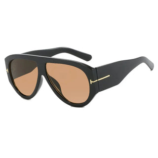 Trend Oversized Pilot Sunglasses Luxury Brand Designer Shades Big Frame Windproof Popular Punk Sun Glasses UV400